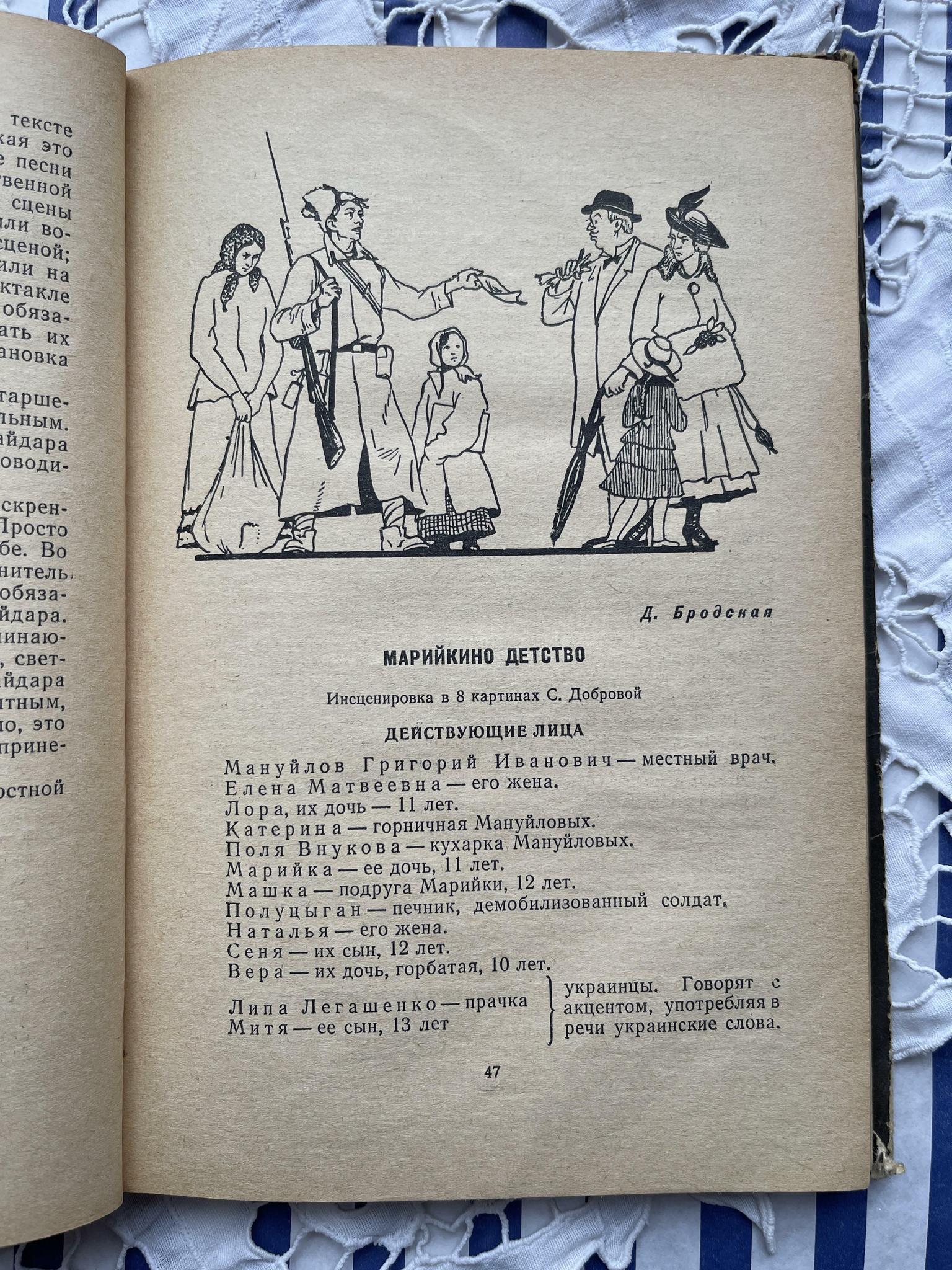 1966 г. Книга «В нашем театре»