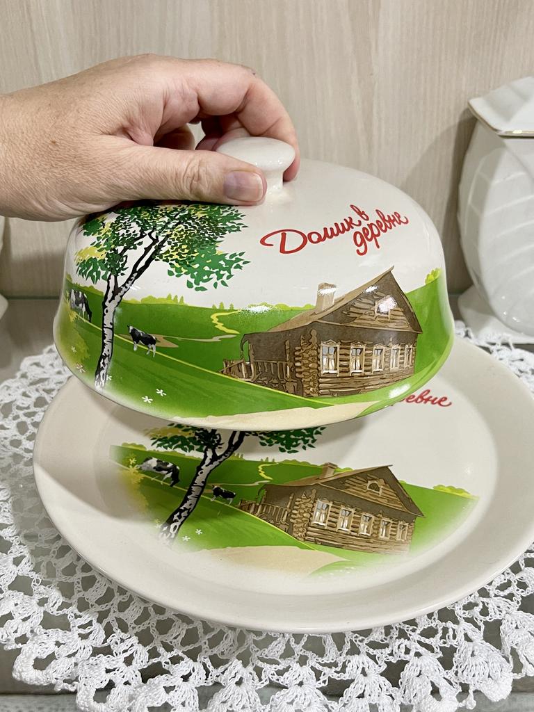 Набор посуды для блинов; масленица