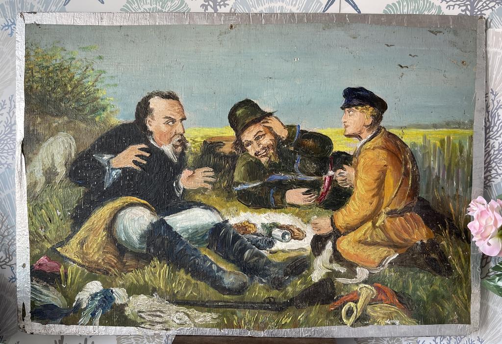 Картина  двусторонняя масло