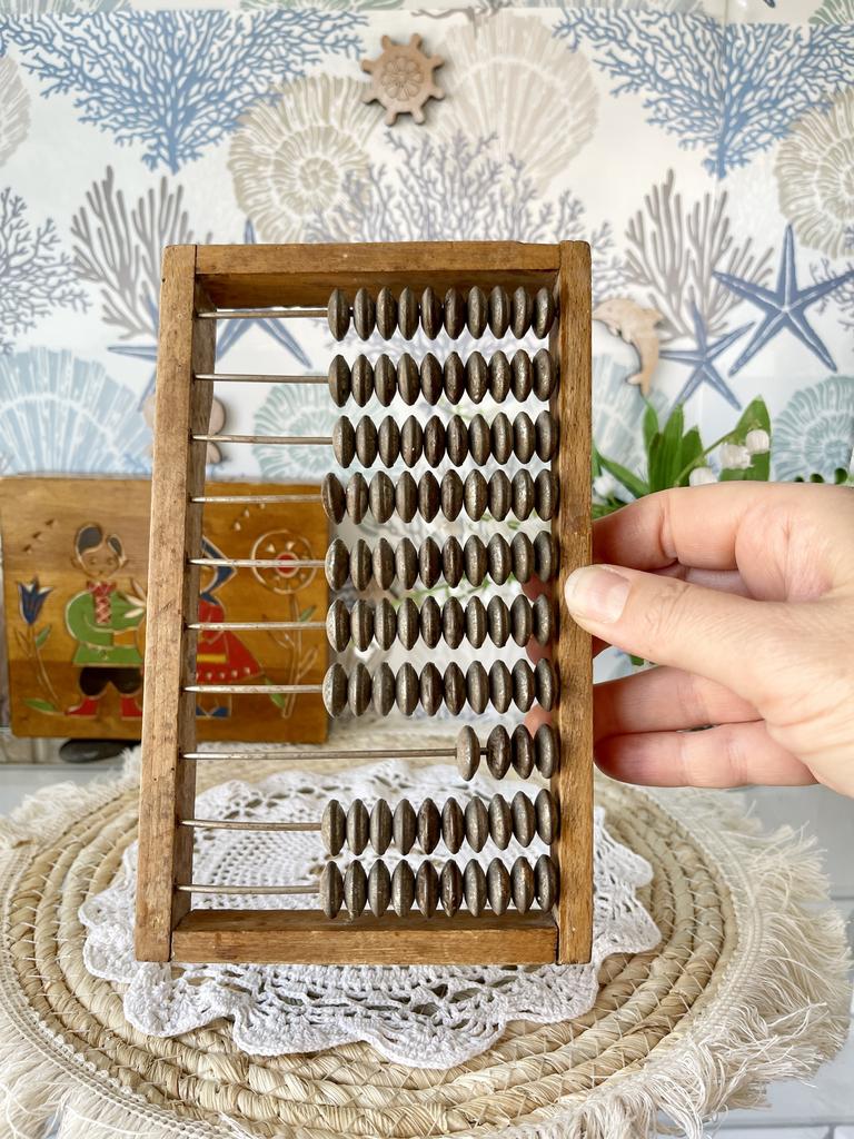 Старинные маленькие счеты