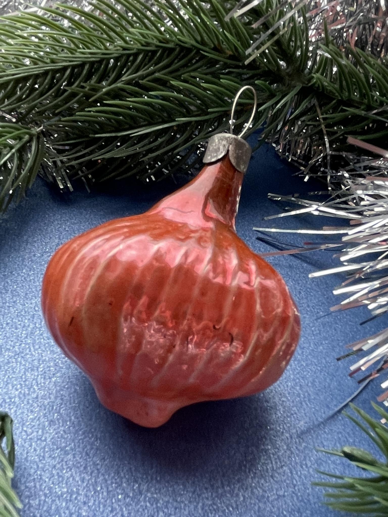 Советские елочные игрушки из стекла А18