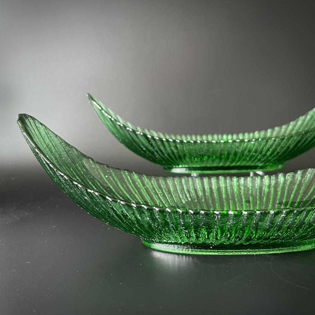 Парные сервировочные вазы лодочки/ладьи Ссср