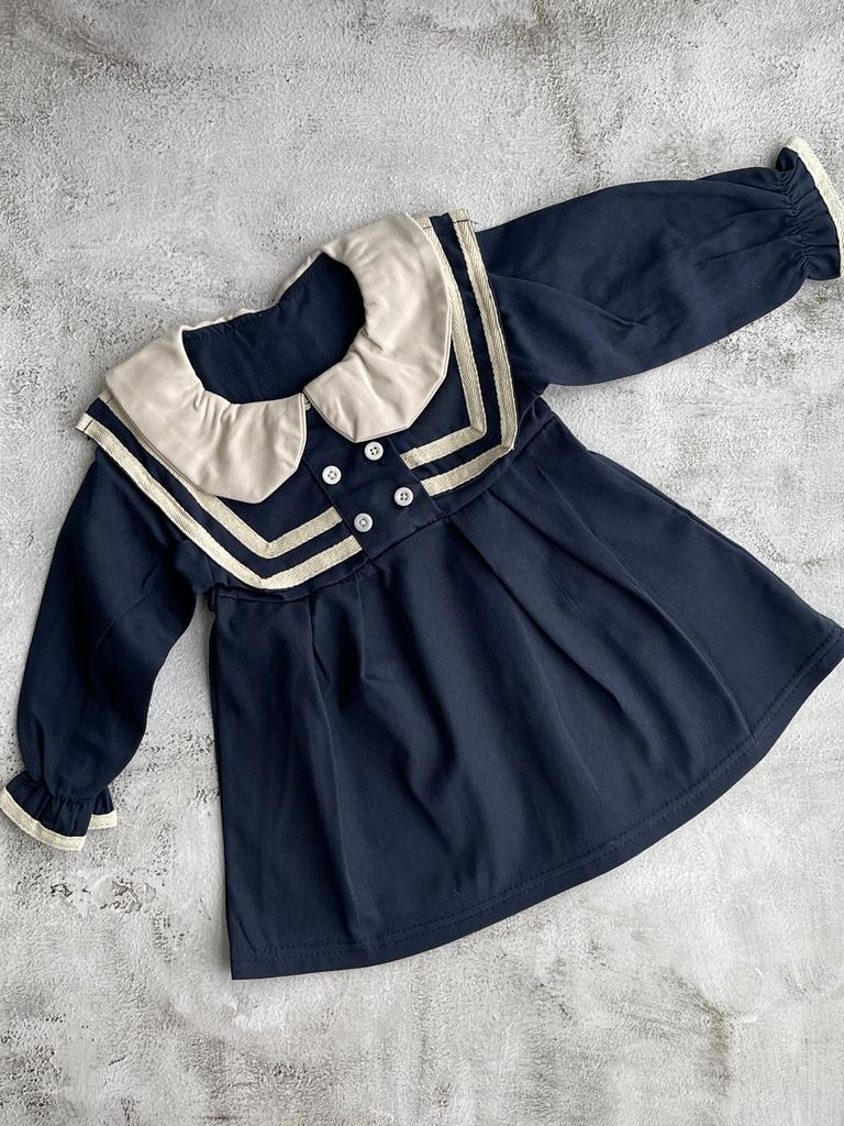 платьице в матросском стиле