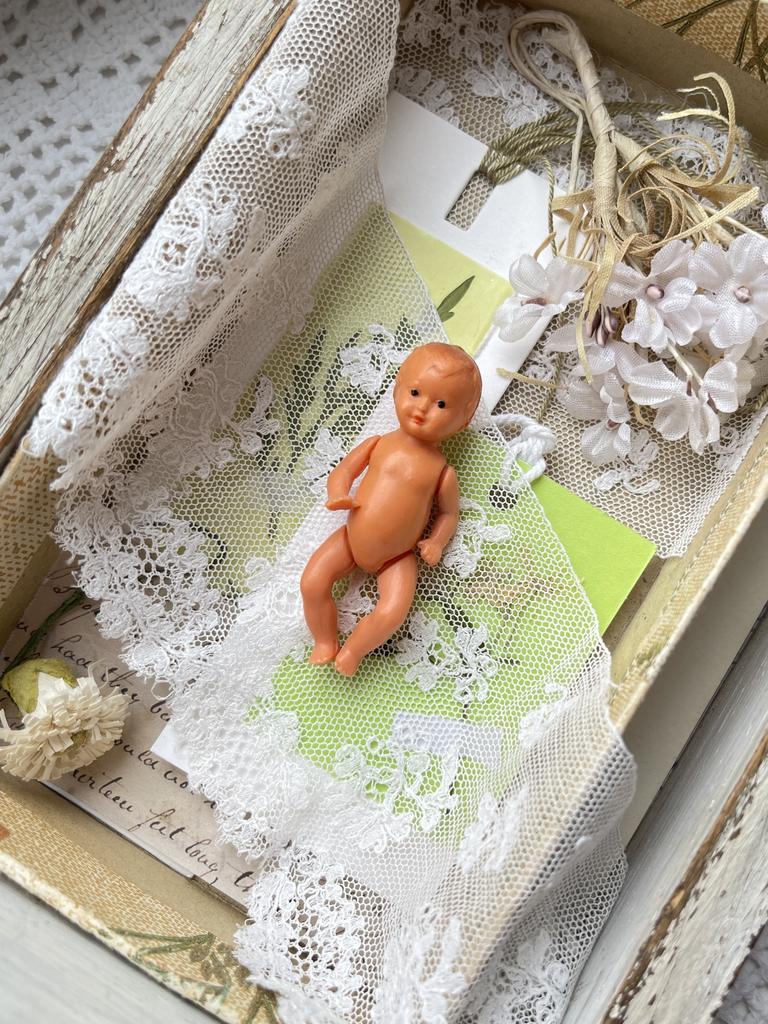 Emil Schwenk, пупс 5 см, Германия; 1950-60 г