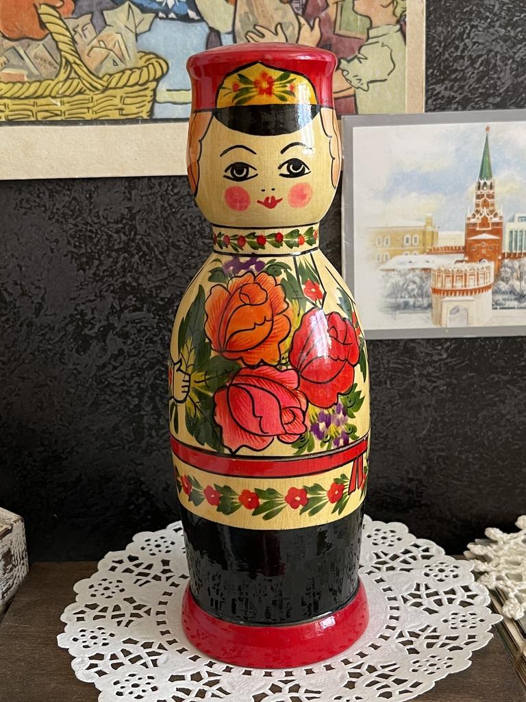 «Русский молодец» Деревянный большой футляр