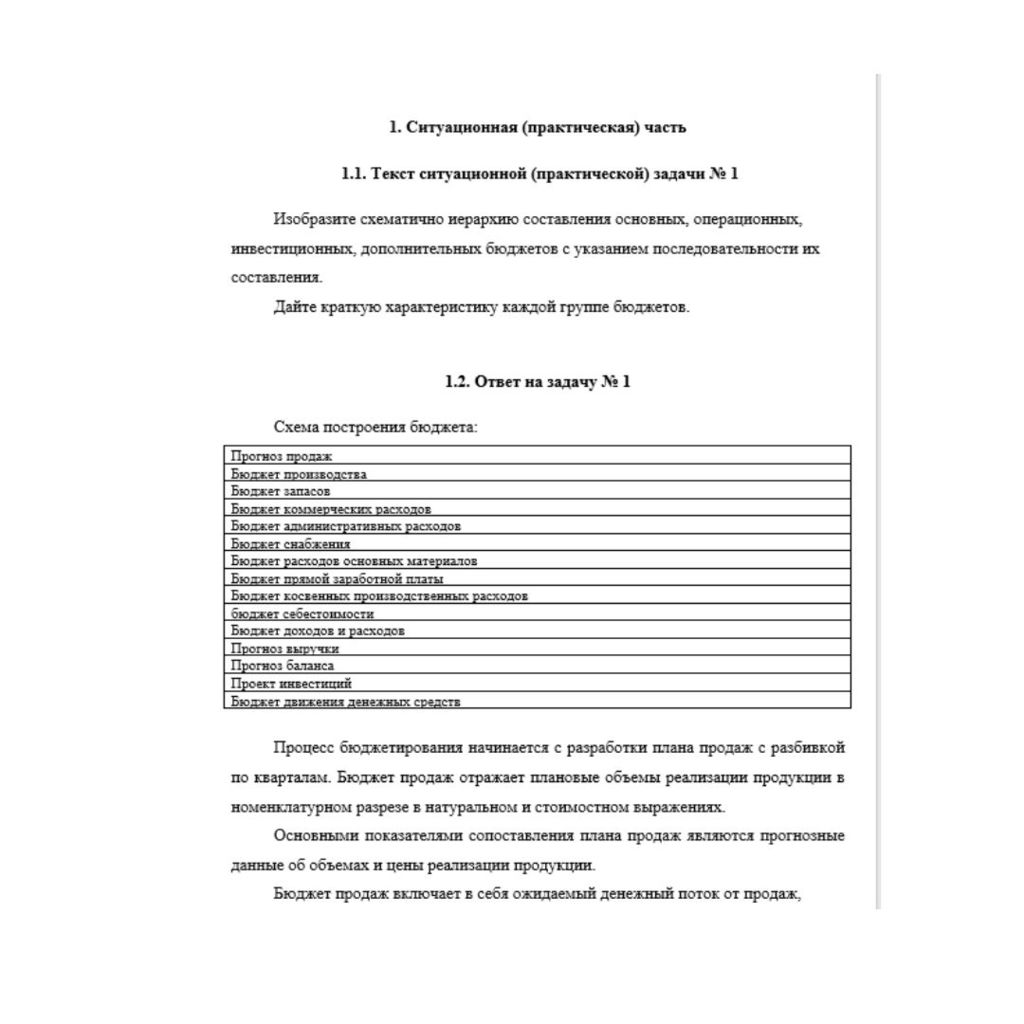 Оперативное финансовое управление 2 вариант