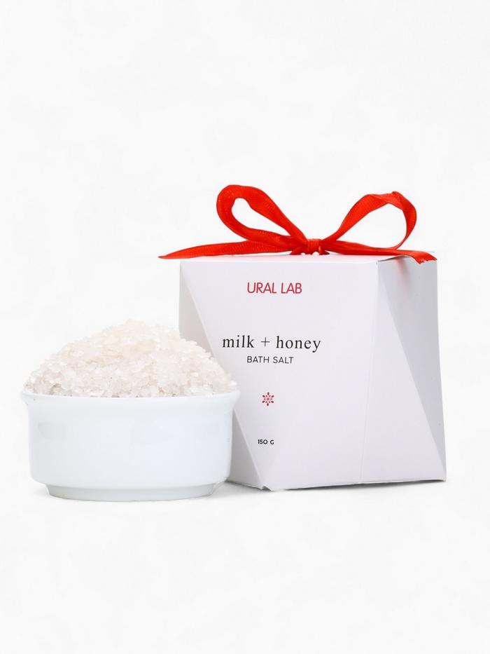 СОЛЬ ДЛЯ ВАННЫ "МОЛОКО И МЁД" 150 ГР