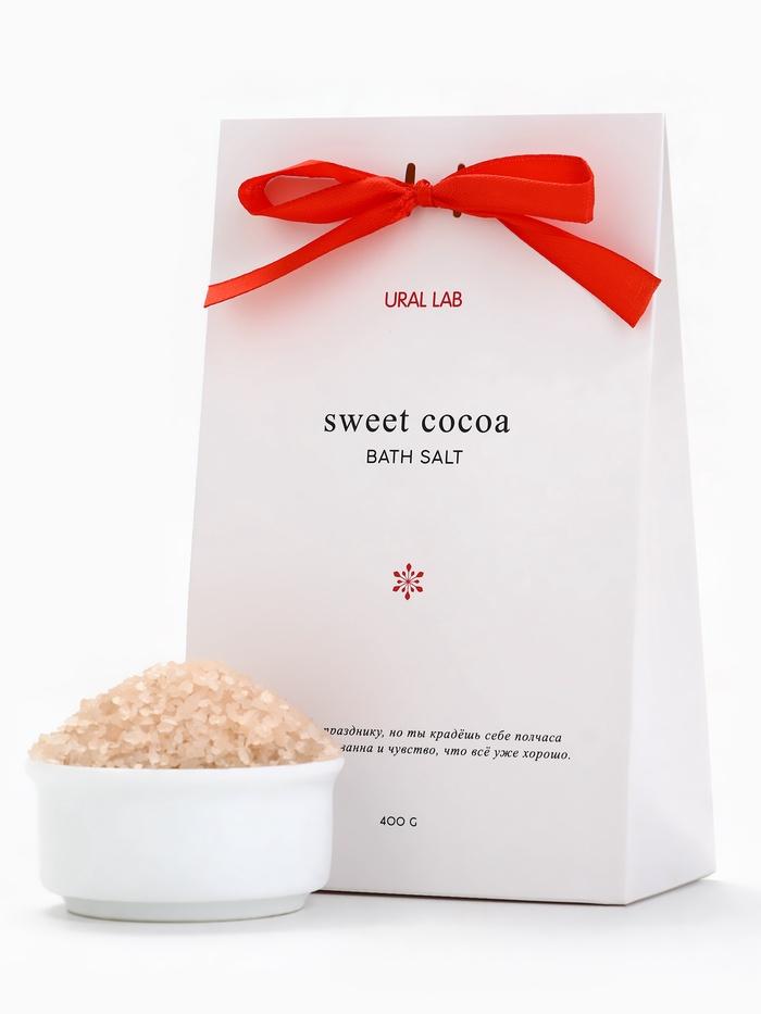 СОЛЬ ДЛЯ ВАННЫ "СЛАДКОЕ КАКАО" 400 ГР