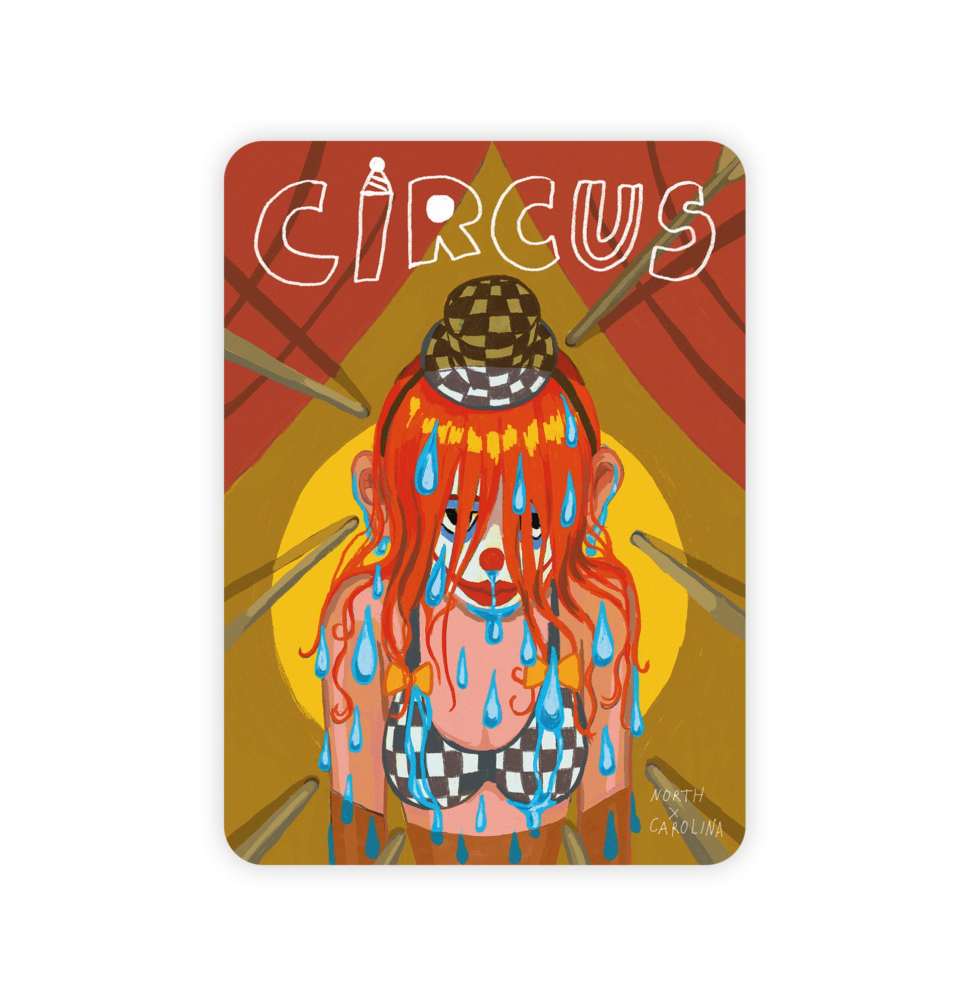 Открытка Clown