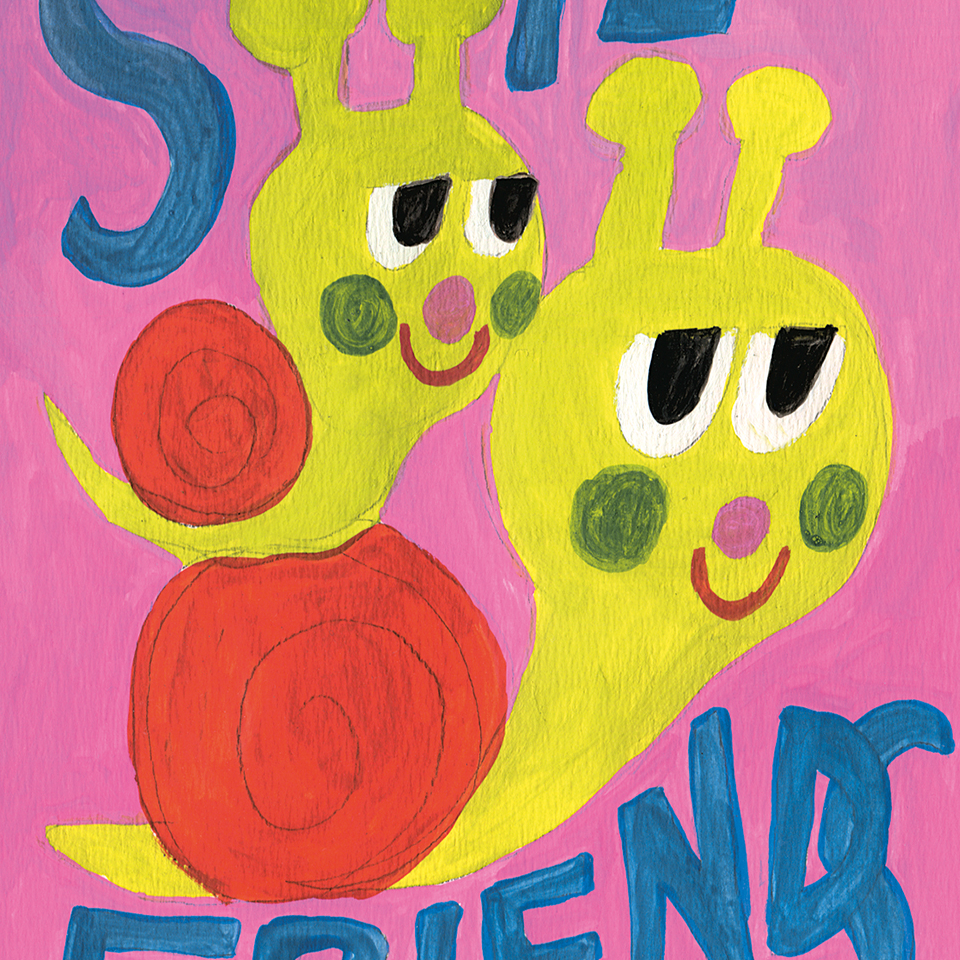 Открытка Улиточки