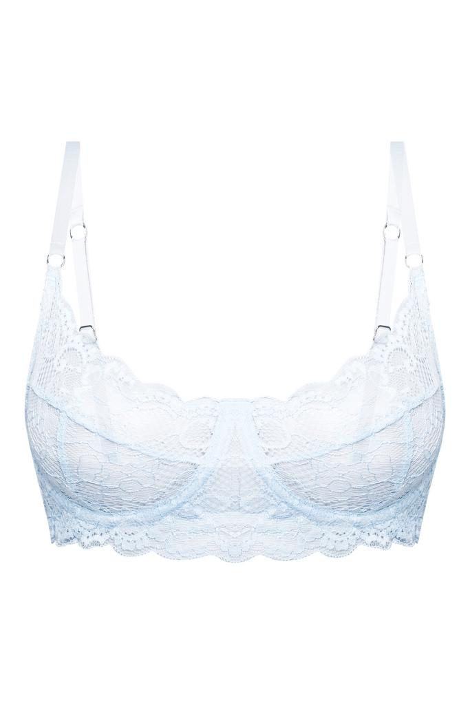 небесно-голубой кружевной бра balmy