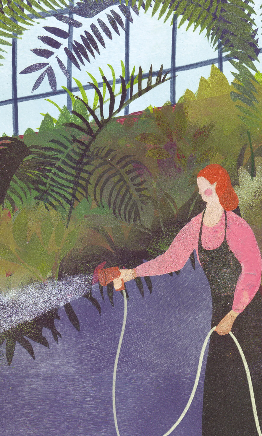 Постер "В теплице"