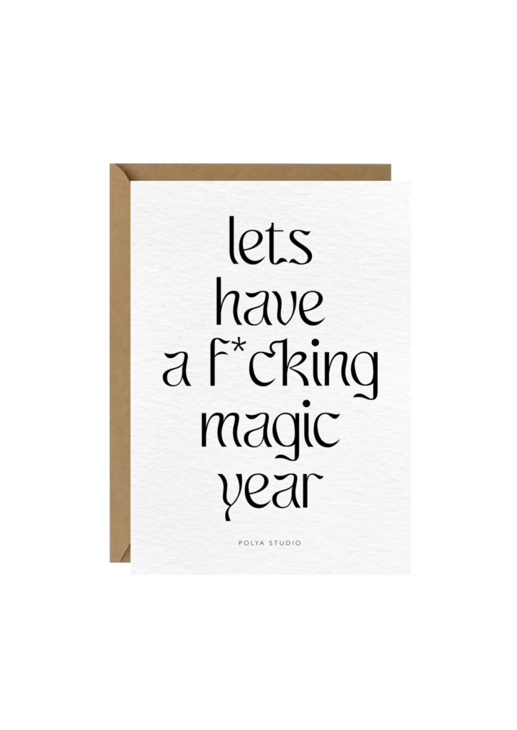 Открытка F*CKING MAGIC YEAR