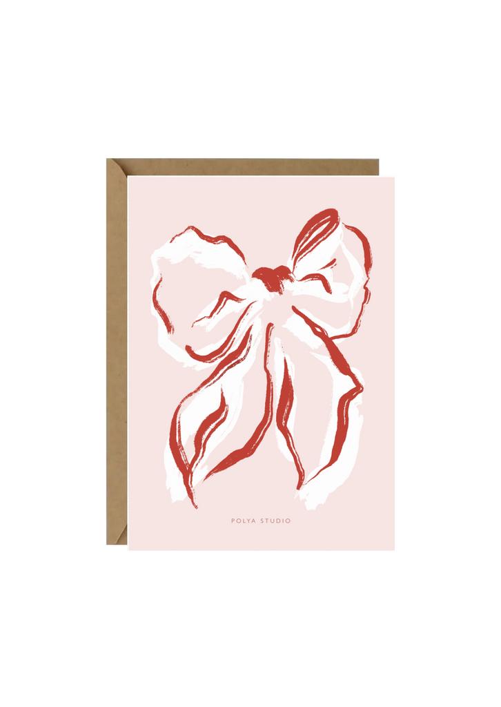 Открытка PINK BOW