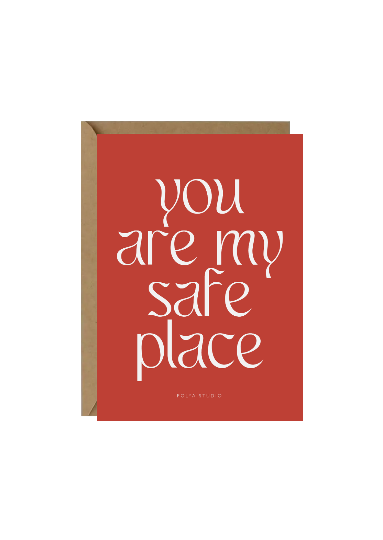 Открытка SAFE PLACE