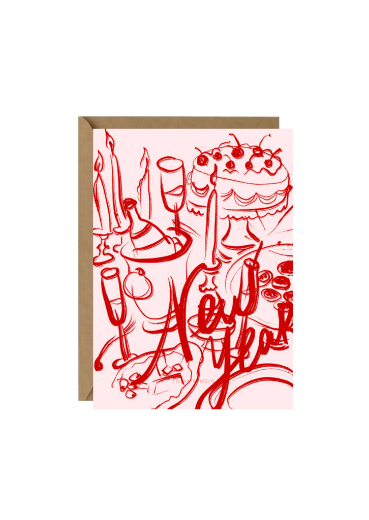 Открытка NEW YEAR PARTY