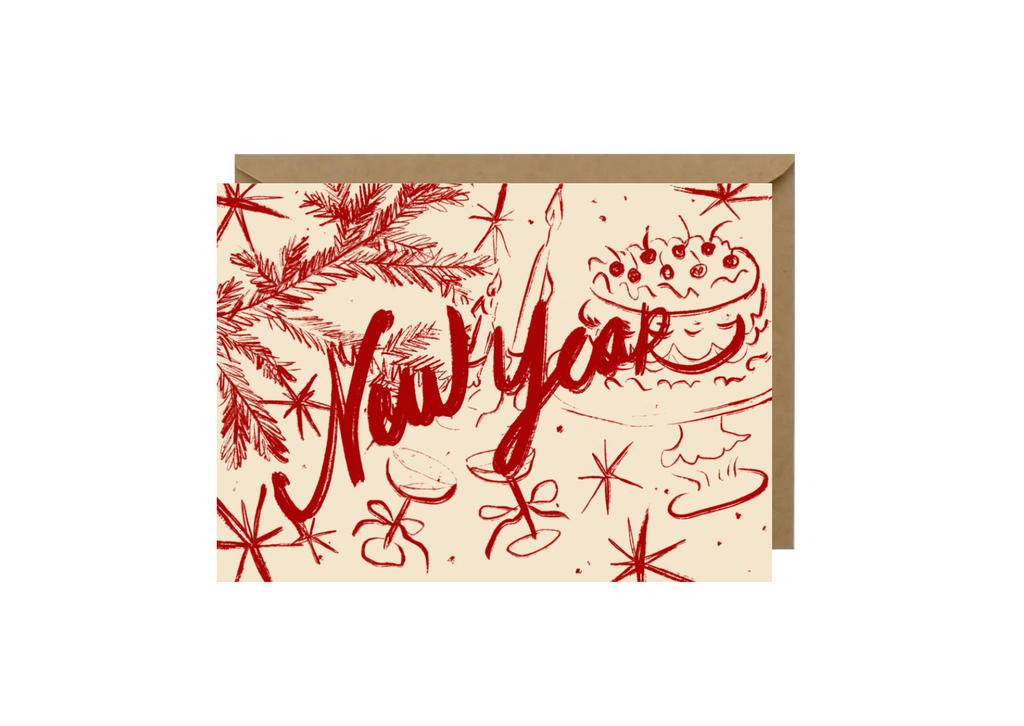 Открытка NEW YEARS EVE