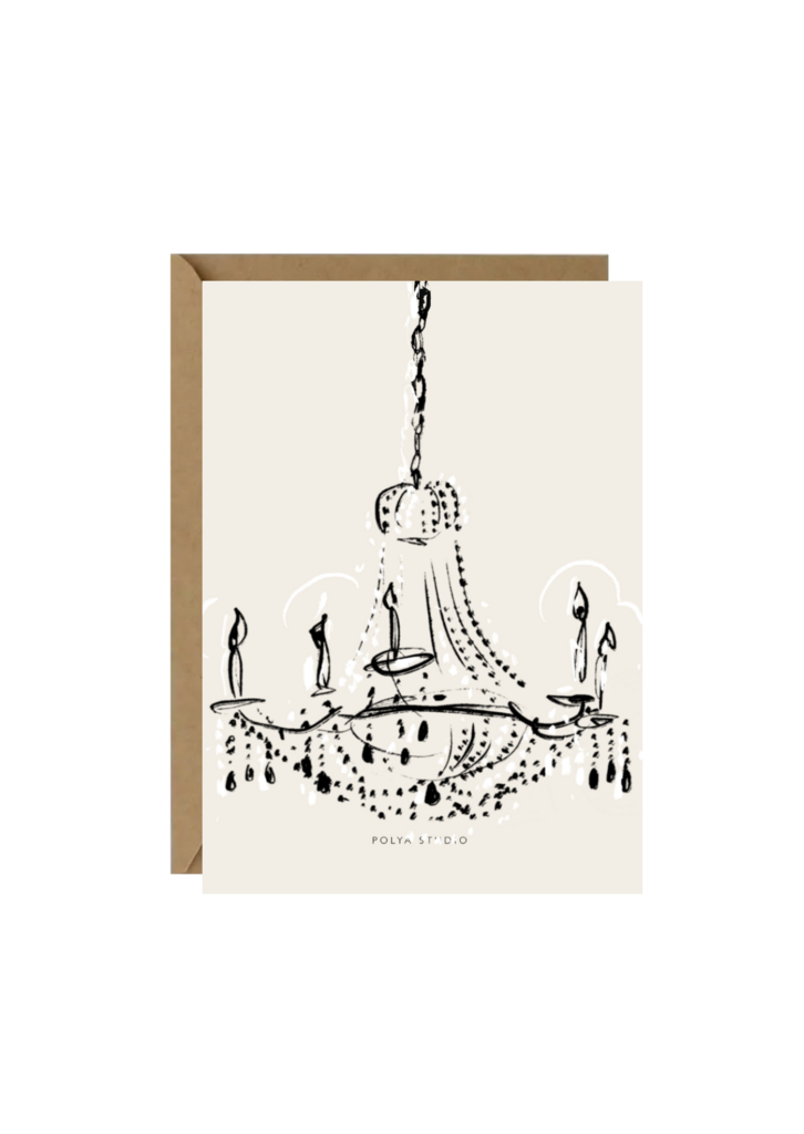 Открытка CHANDELIER