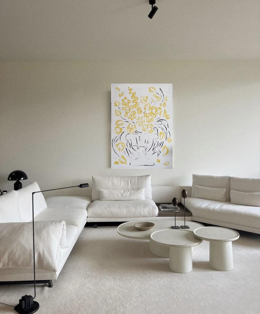 15 желтых тюльпанов | 80×110