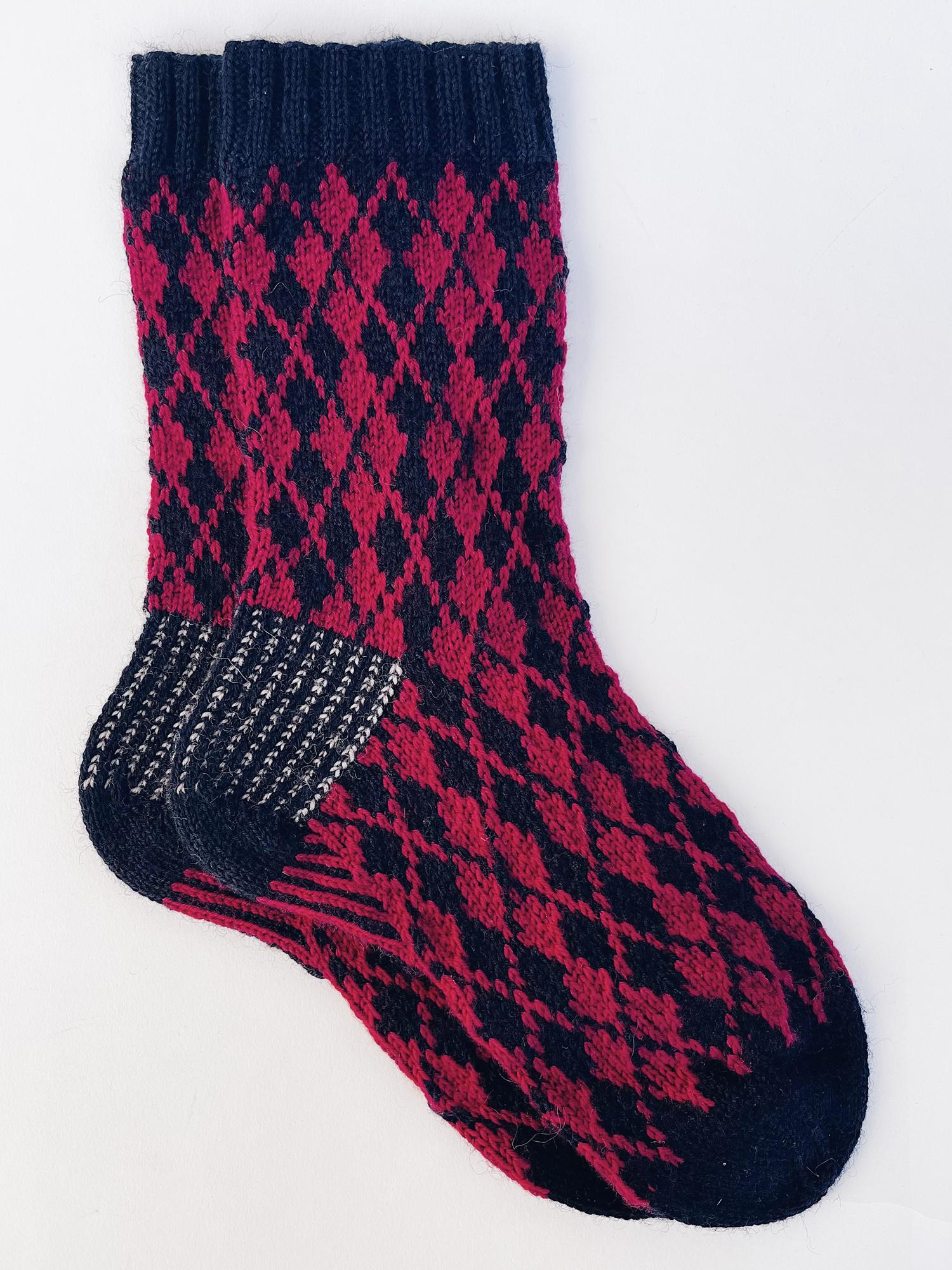 Вязаные носки