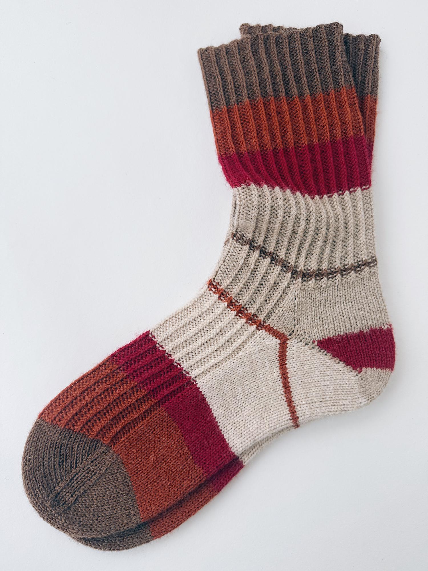 Вязаные носки