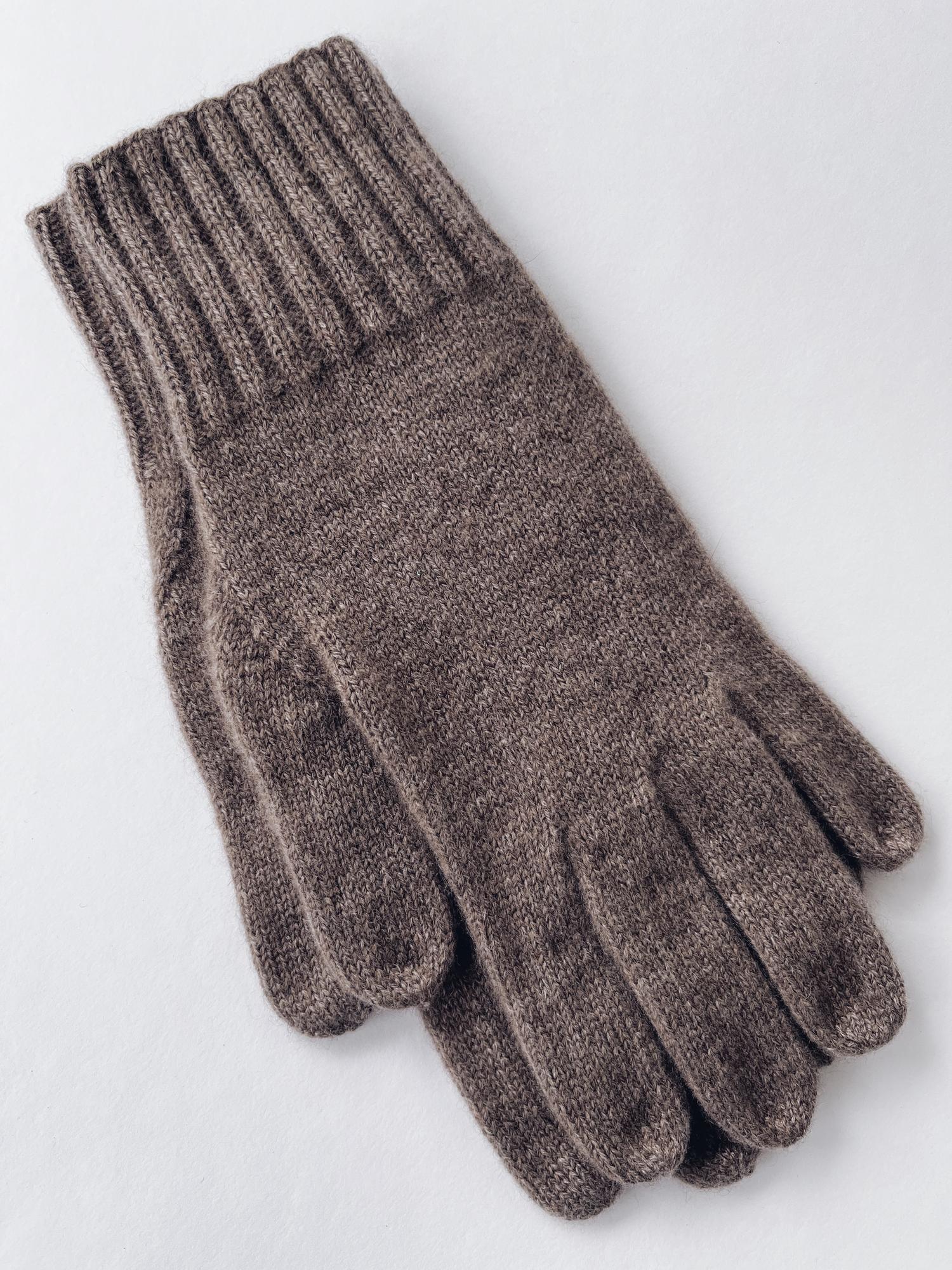 Вязаные перчатки  мужские L