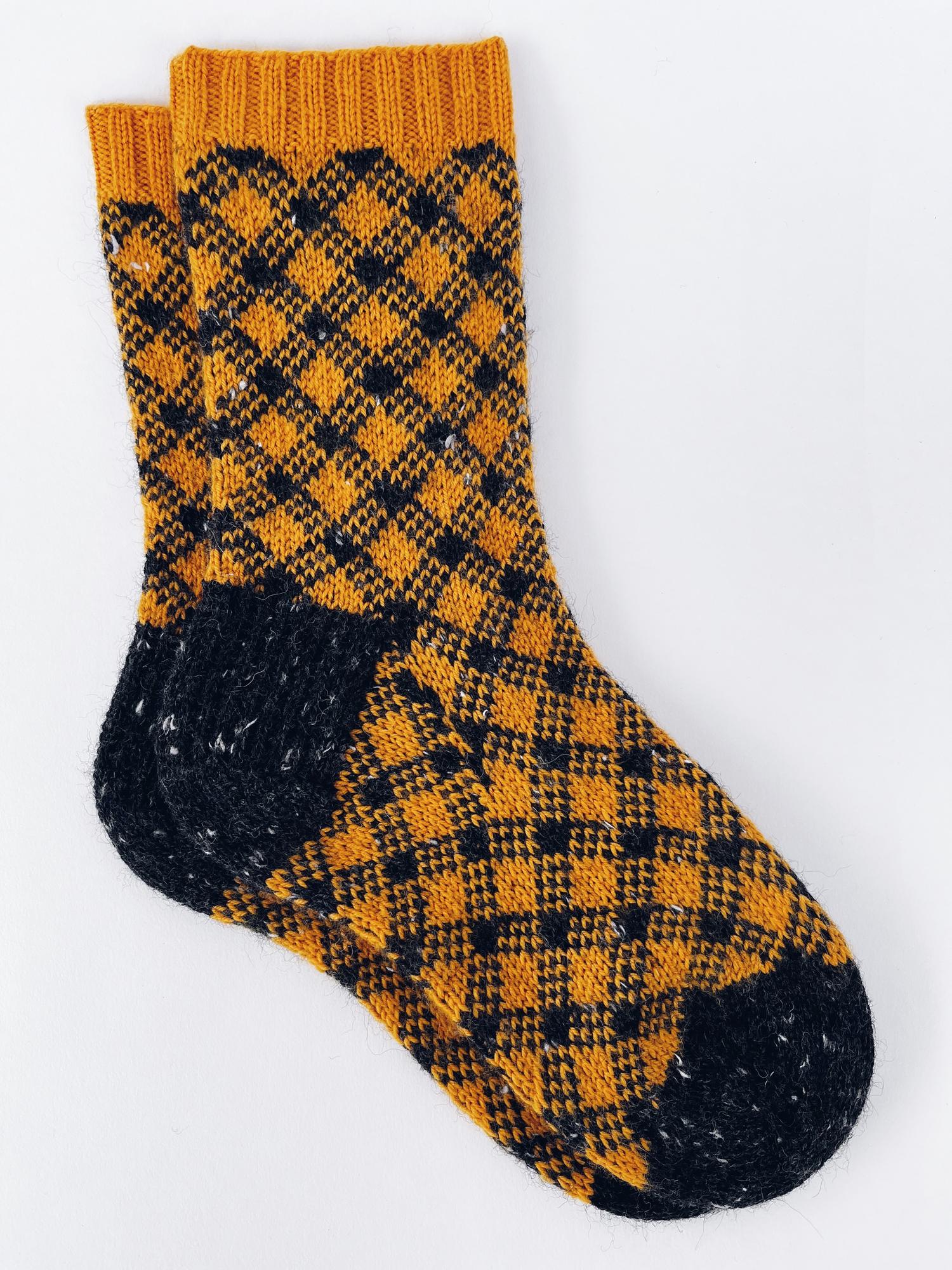 Вязаные носки женские 38-39