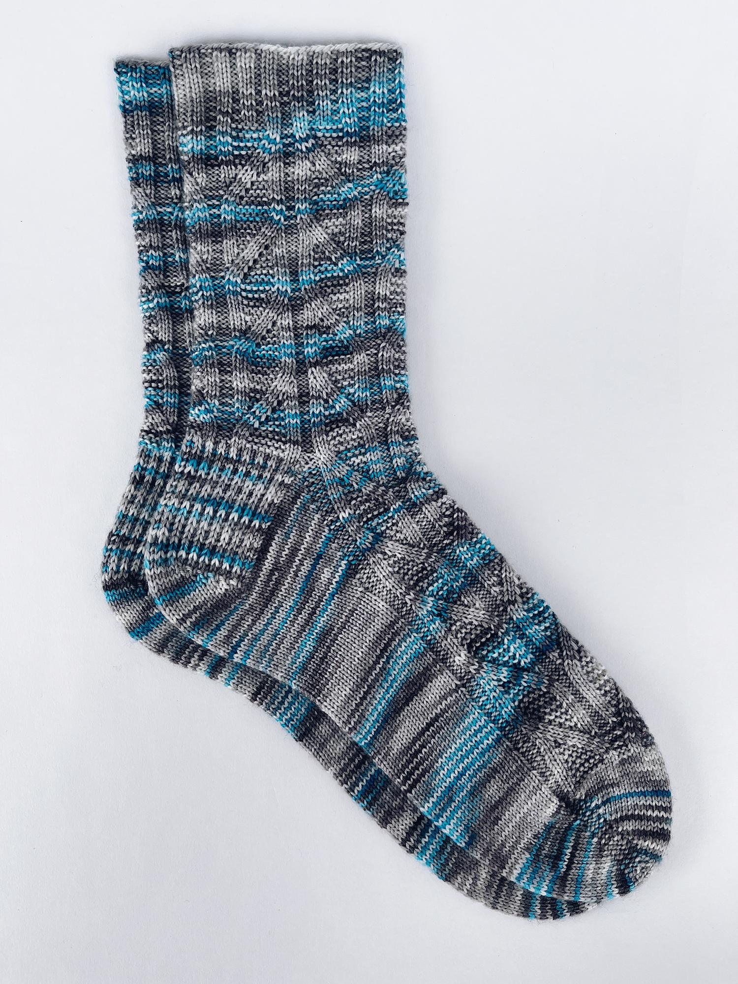 Вязаные носки мужские 43-44