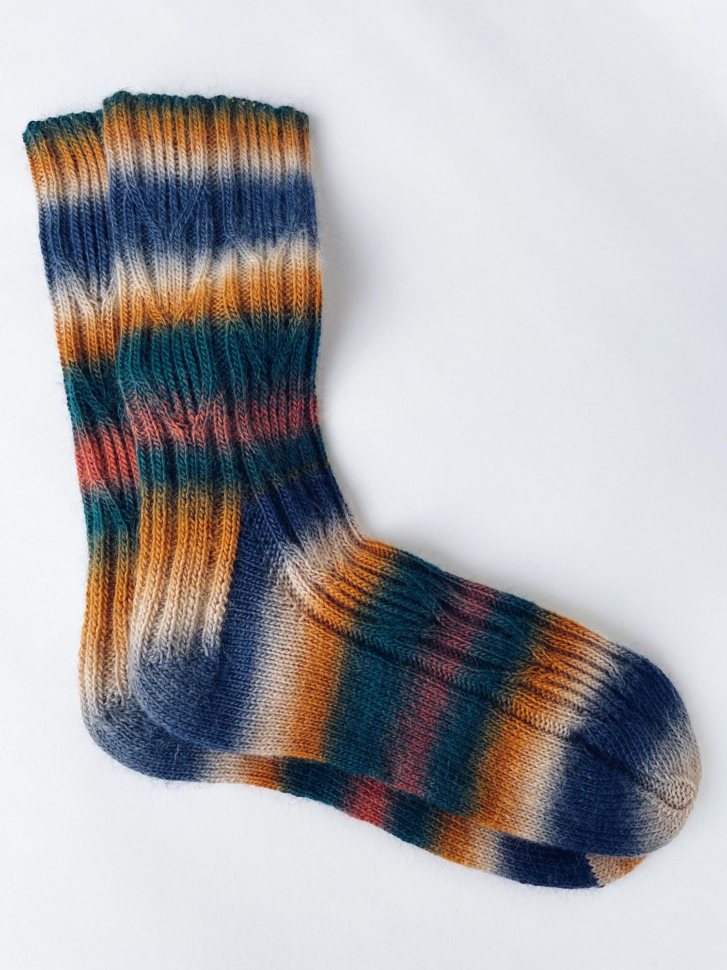 Вязаные носки мужские 44-45