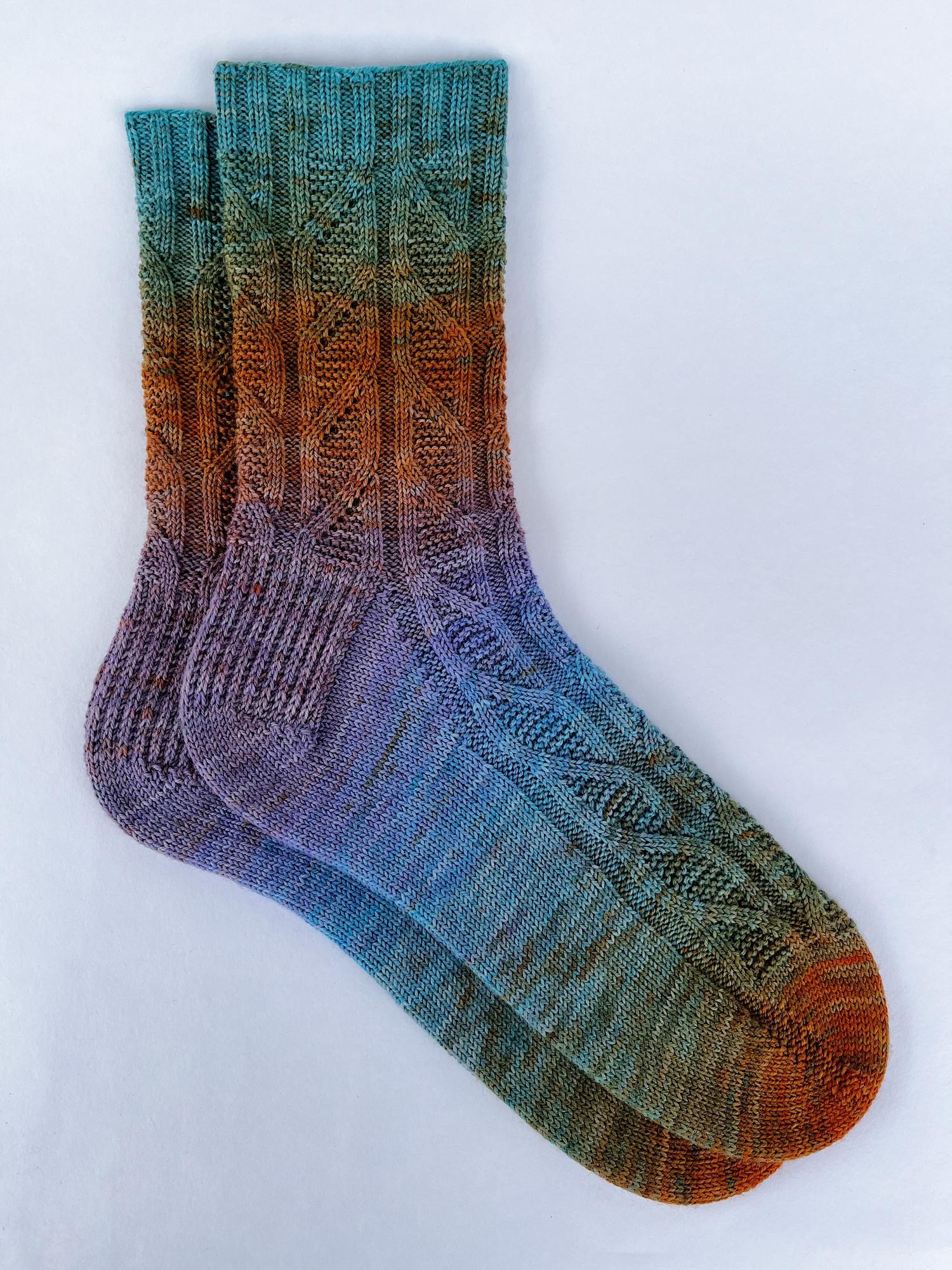 Вязаные носки мужские 44-45