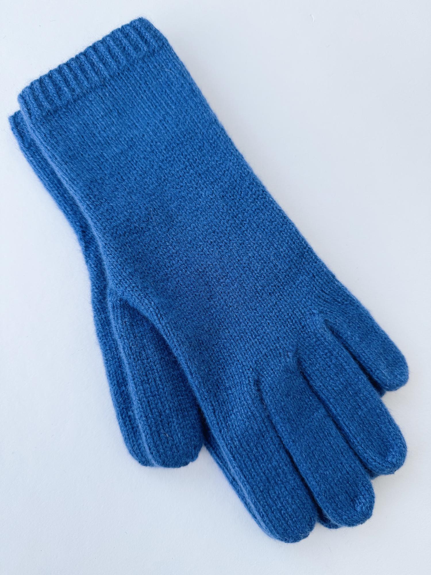 Вязаные перчатки из кашемира M