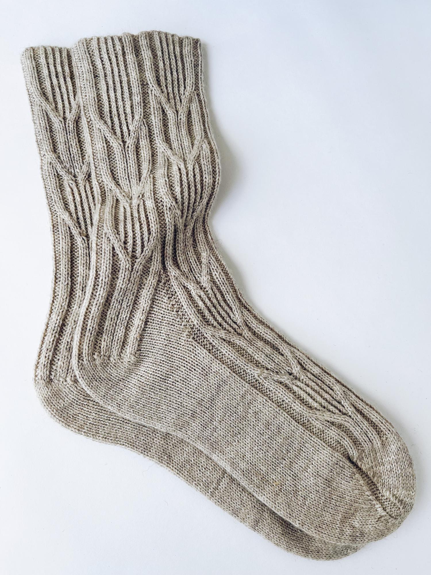 Вязаные носки мужские 43-44