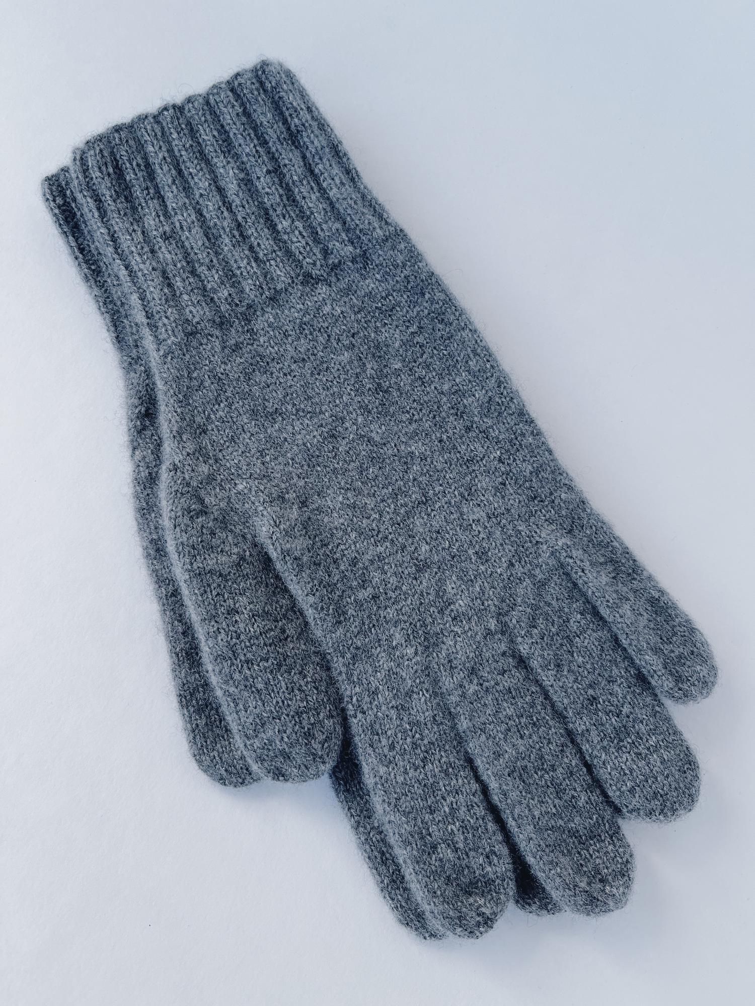 Вязаные перчатки мужские XL