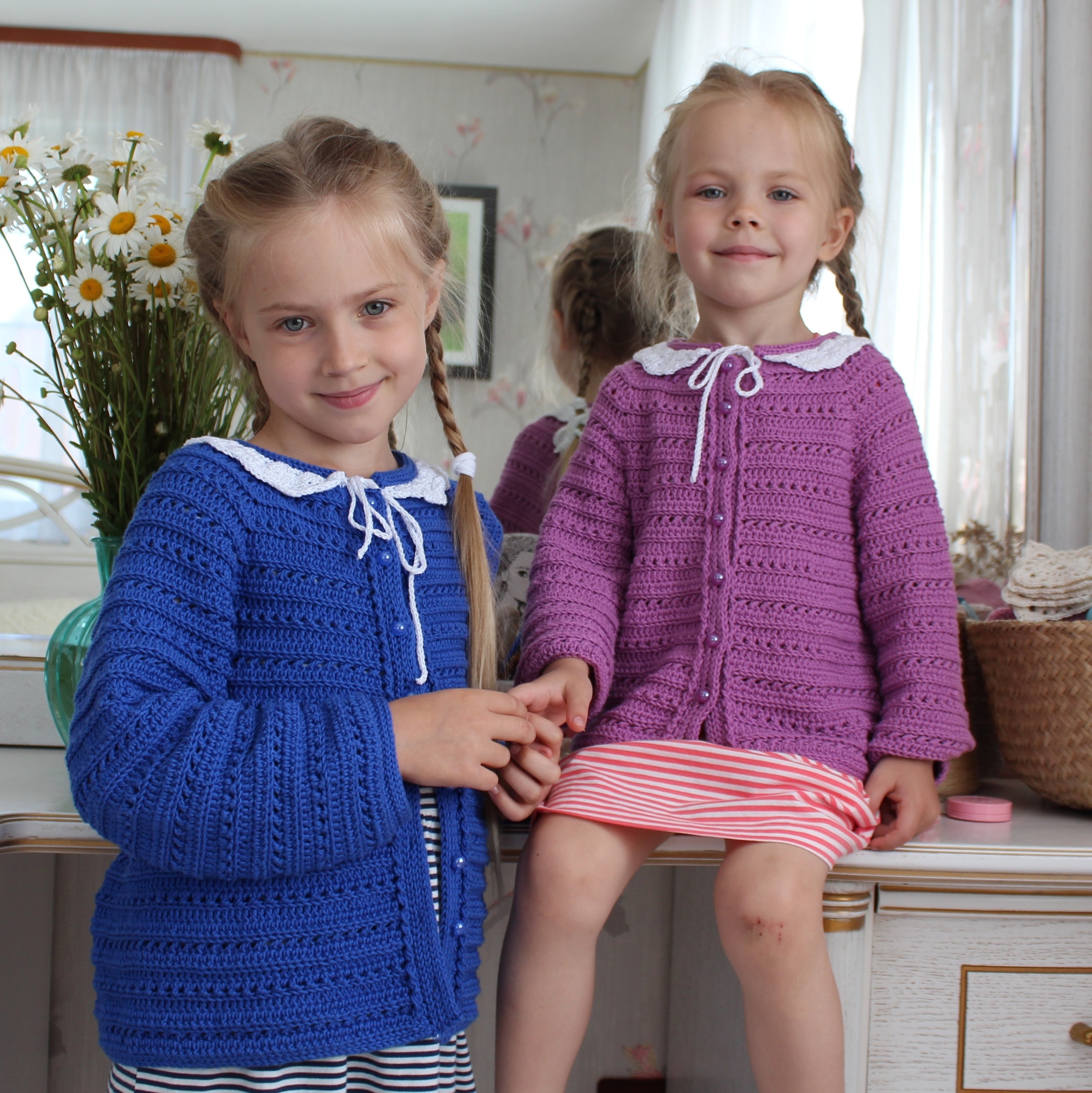 Мастер-класс Кофточка "Глория"