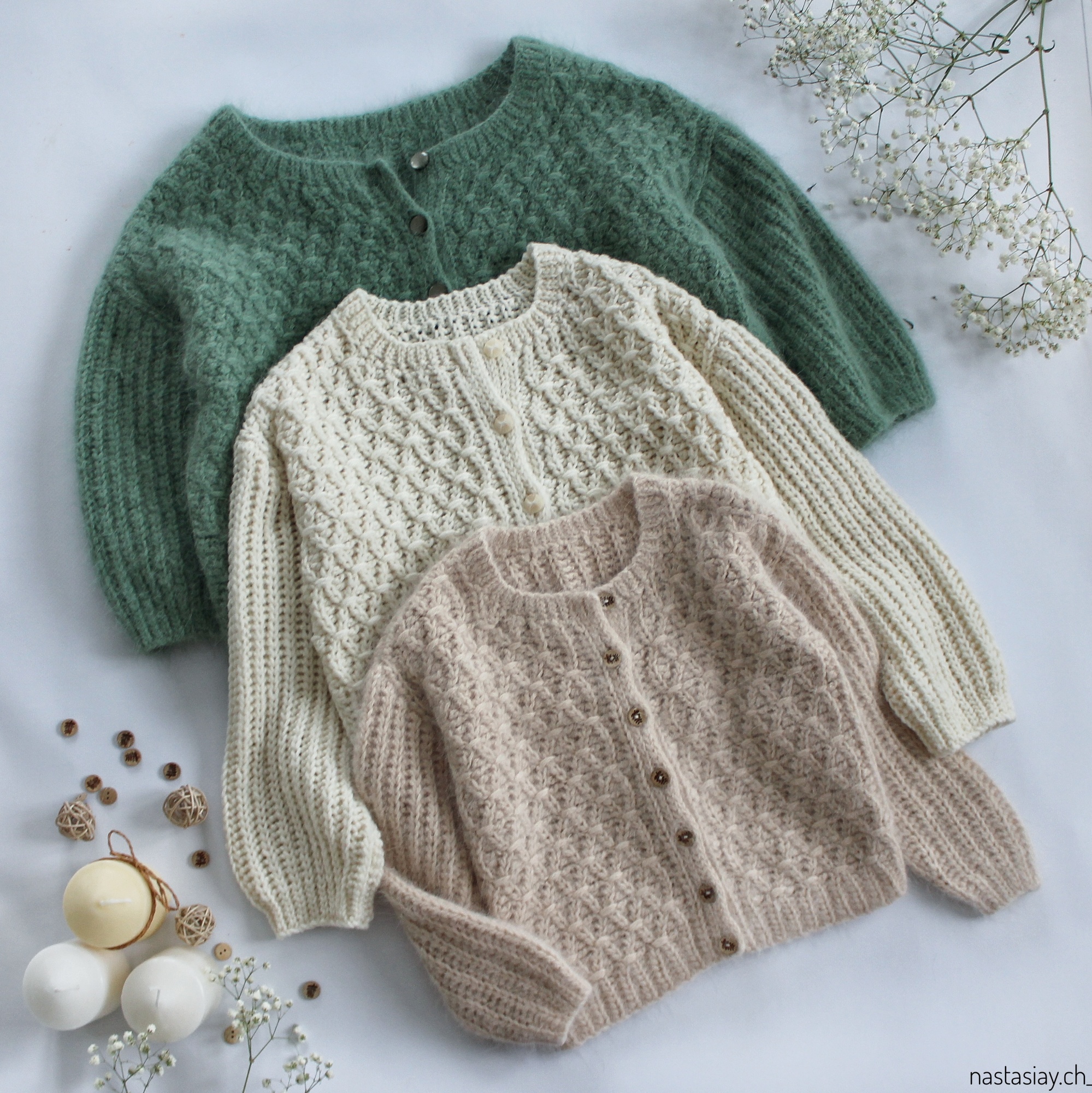 Мастер-класс кофточка "Молли"