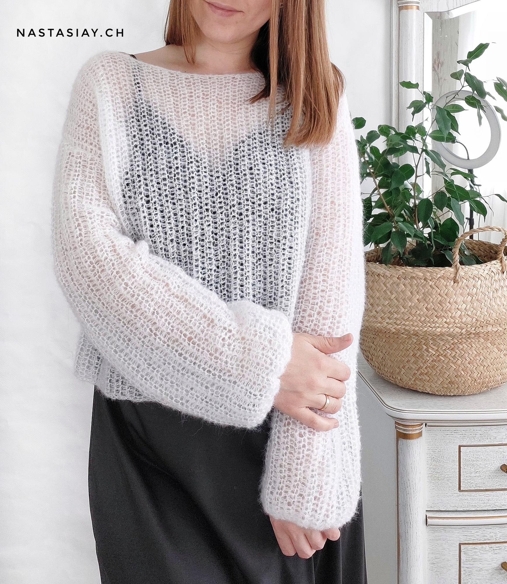 Мастер-класс джемпер "Безе"