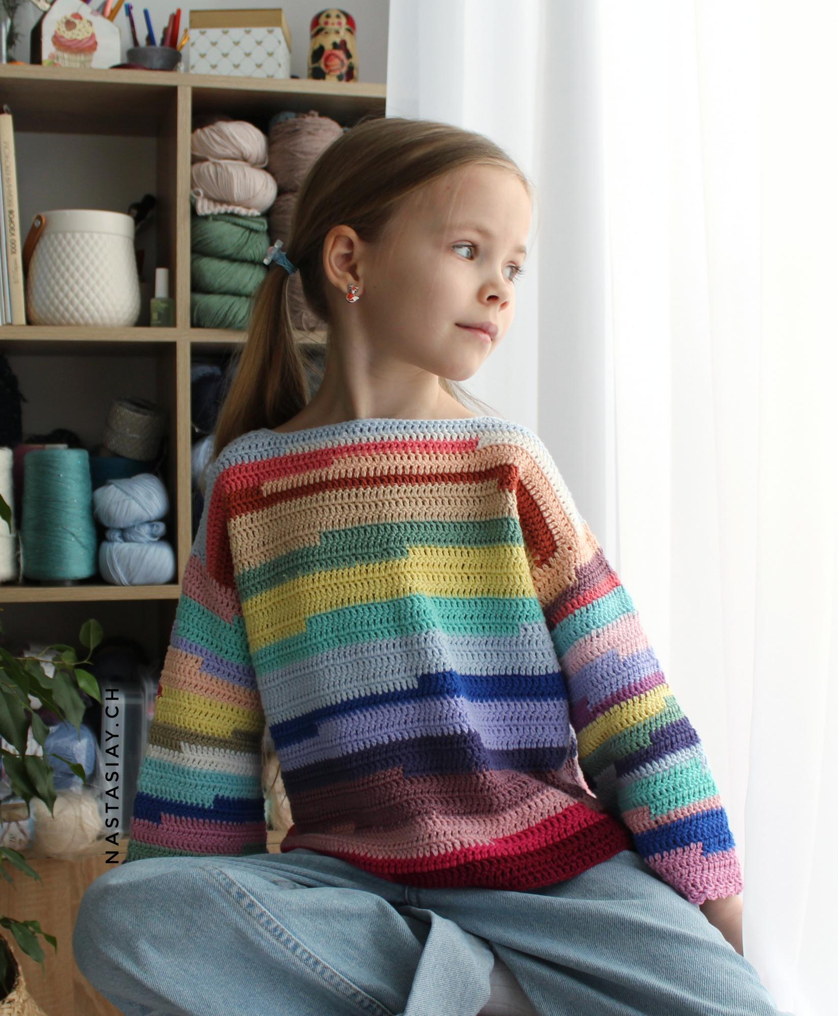 Совместник джемпер "Акварель"