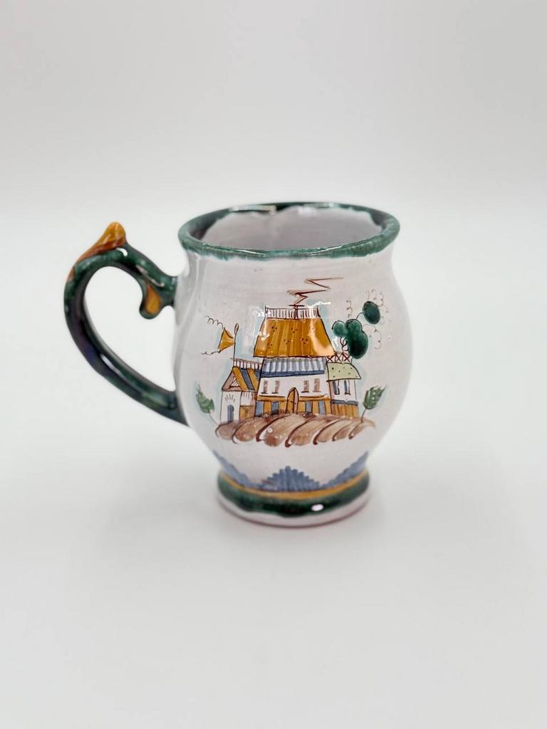 Кружка большая майолика