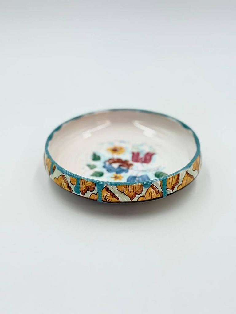 Тарелка с бортиком (майолика)