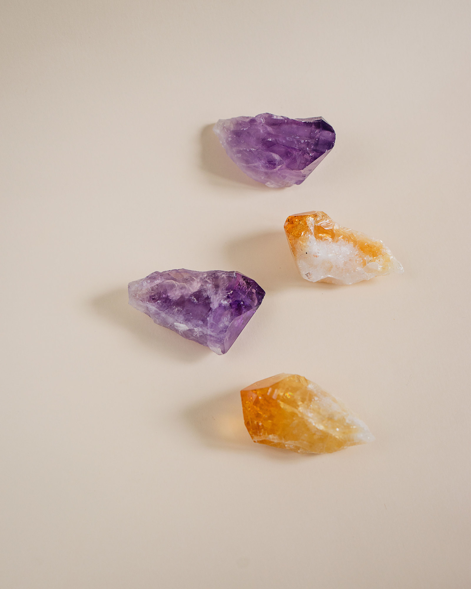 Набор "Цитрин-Аметист"