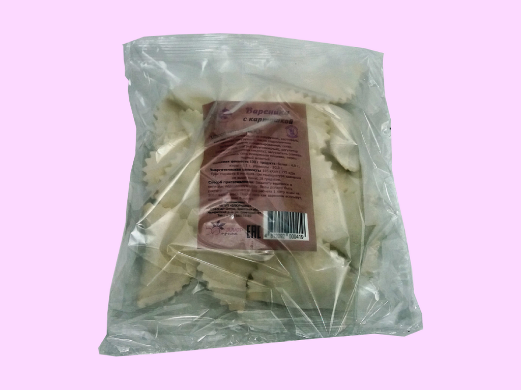 Вареники с картошкой