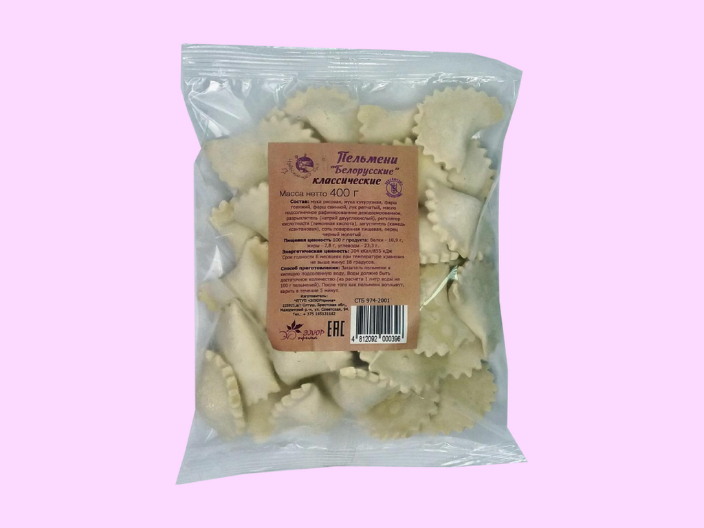 Пельмени классические (с говядиной и свининой)