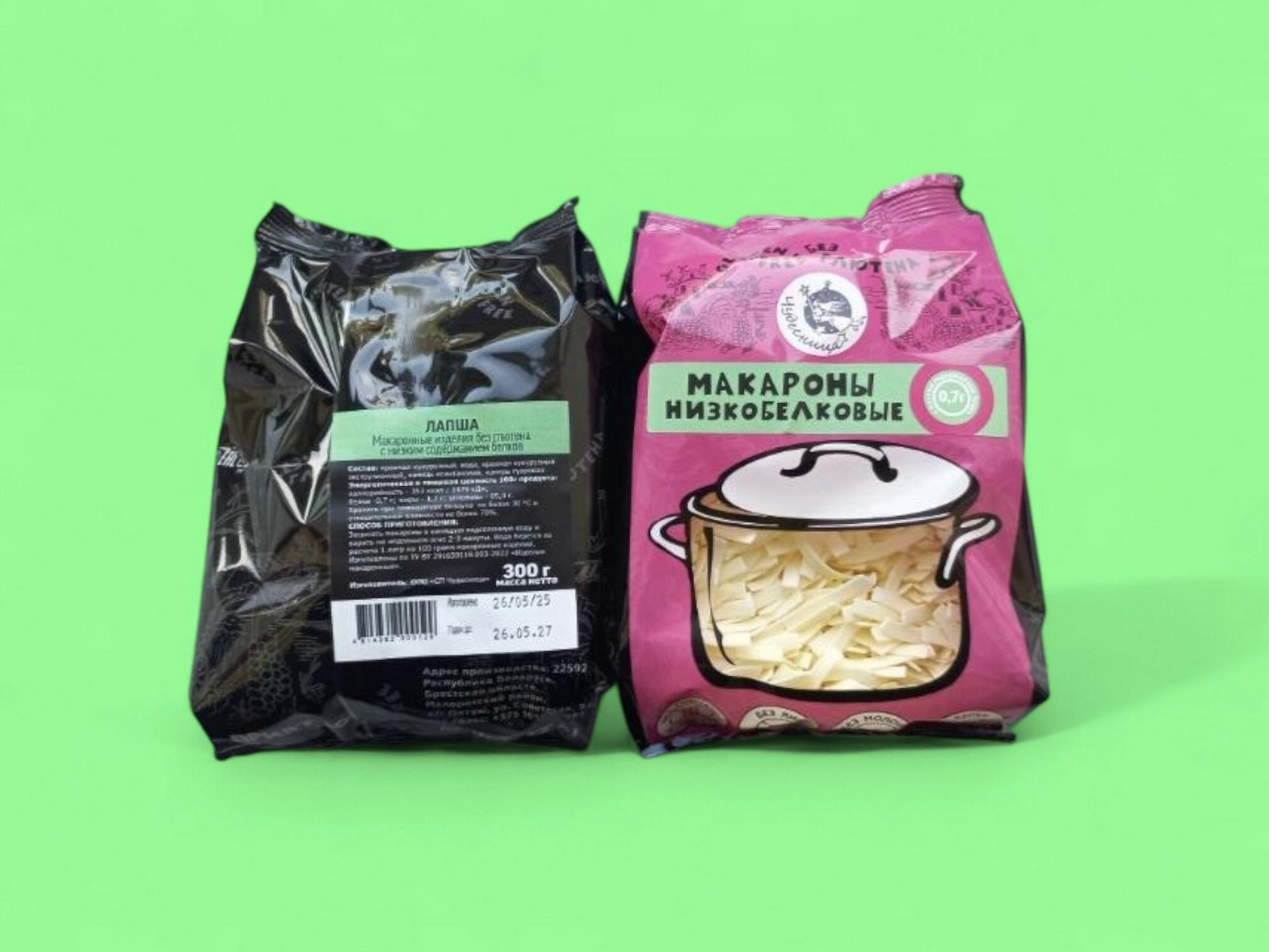 Макароны низкобелковые "Лапша"