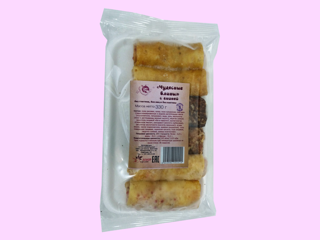 Блины с вишней