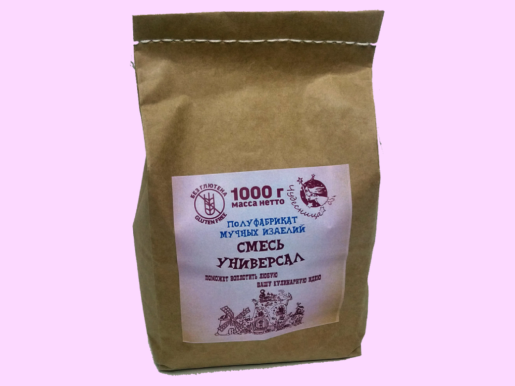 Полуфабрикат мучных изделий "СМЕСЬ УНИВЕРСАЛ" 1 КГ