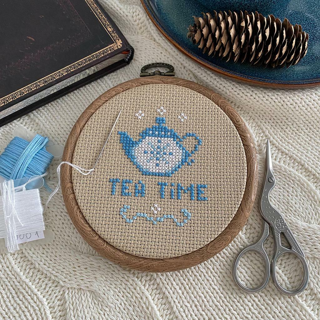 PDF-Схема вышивки "Время чая" (файл для распечатывания)