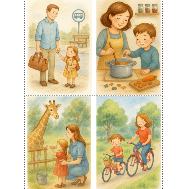 Сюжетные картинки (2 персонажа)