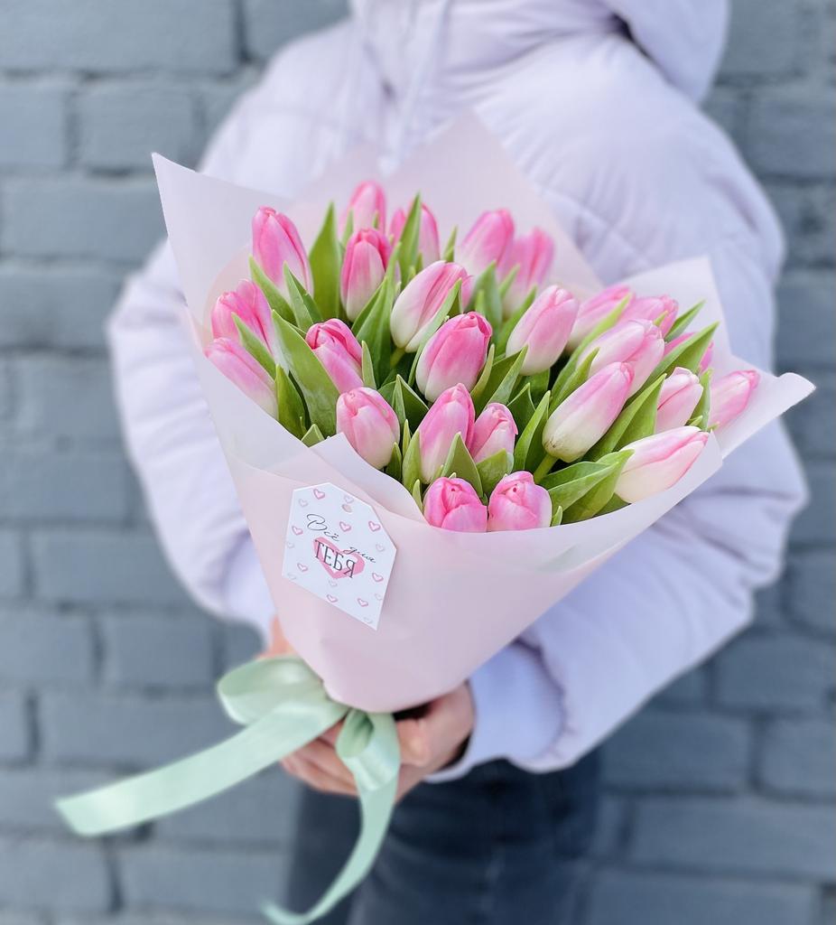 Розовые тюльпаны 25