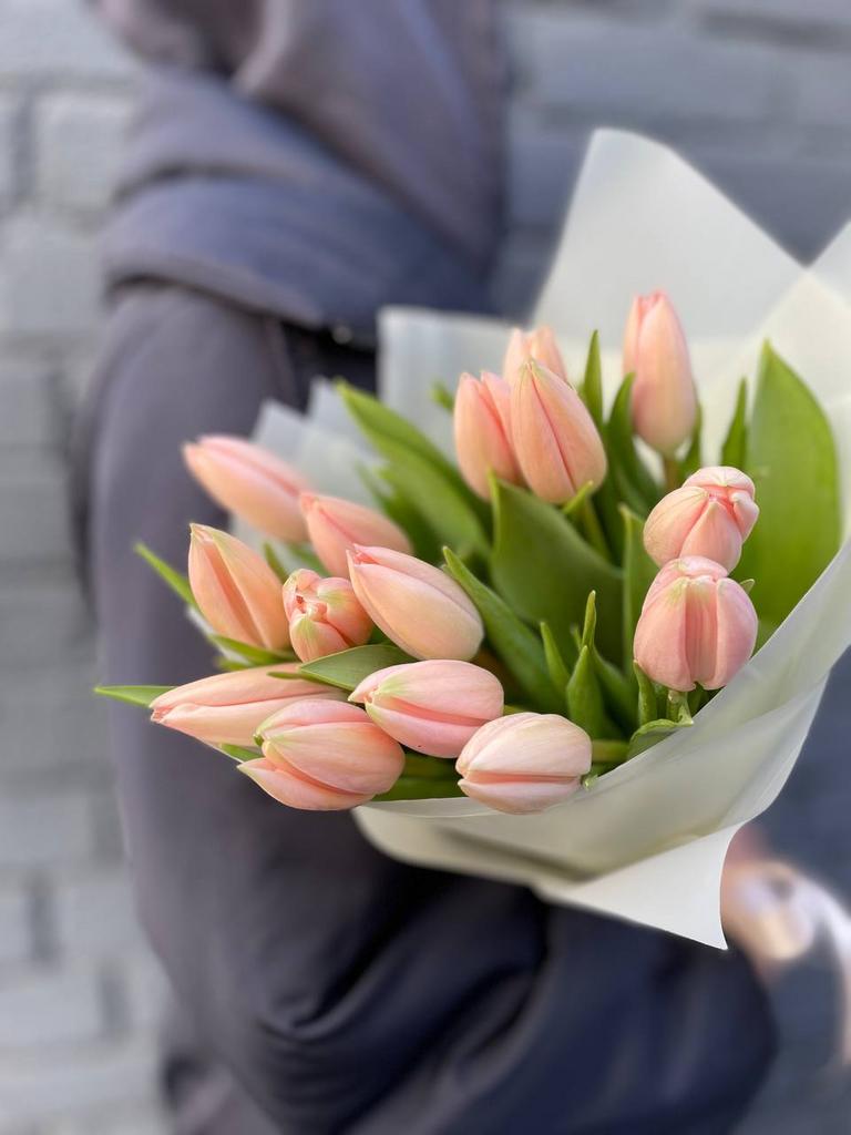 Тюльпаны персиковые 15шт