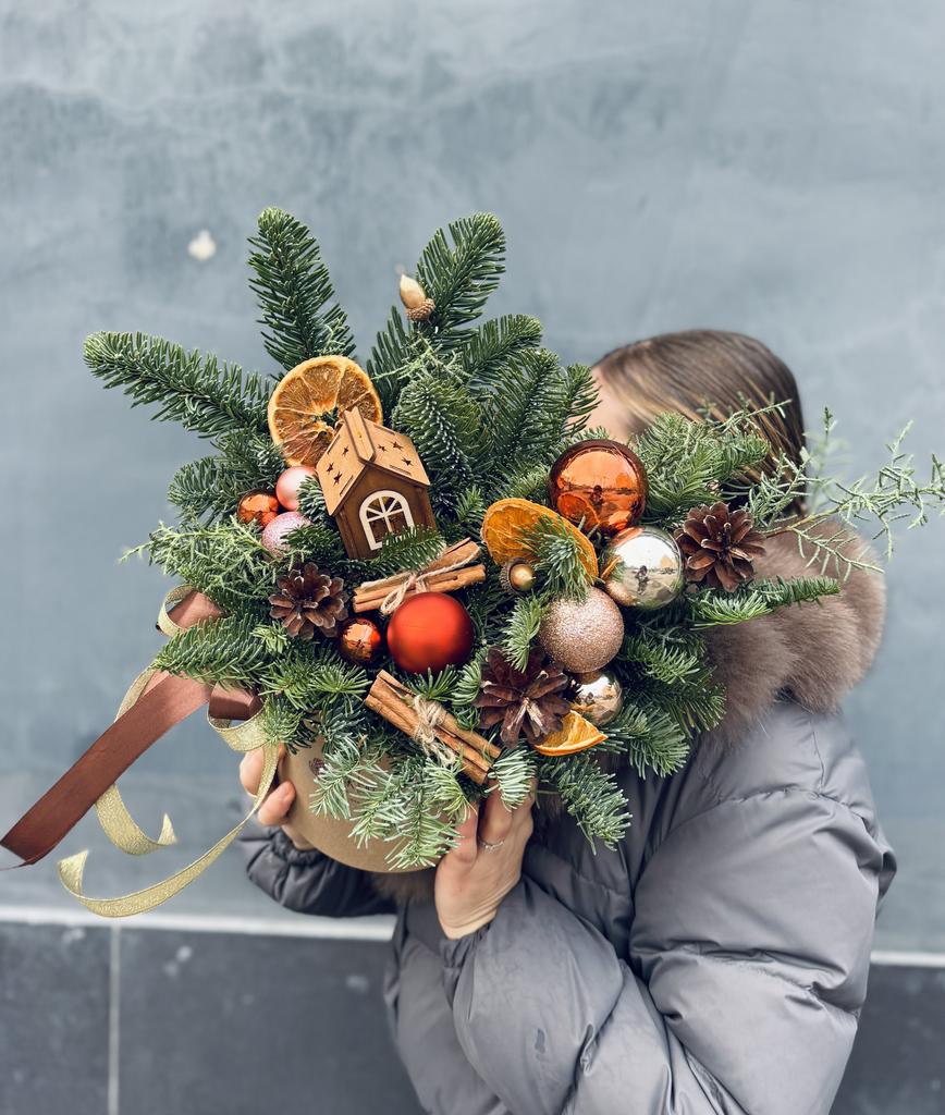 Уютная новогодняя композиция